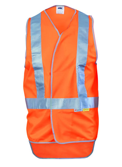 3802 Day/Night Cross Back Safety Vests with Tail
